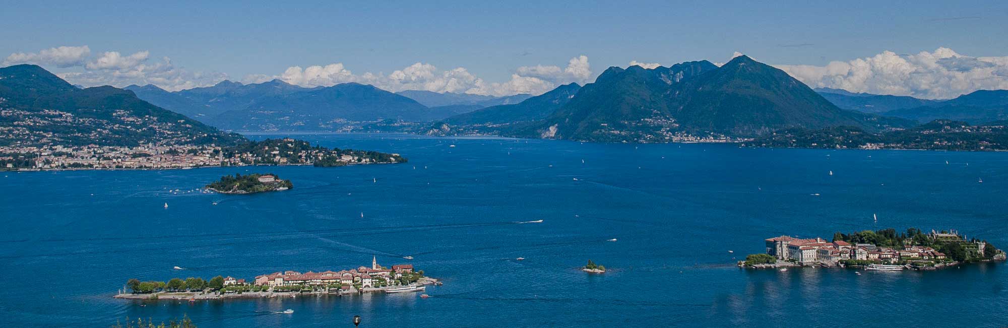 Il Golfo Borromeo e le Isole Borromee viste da Stresa, sul Lago Maggiore